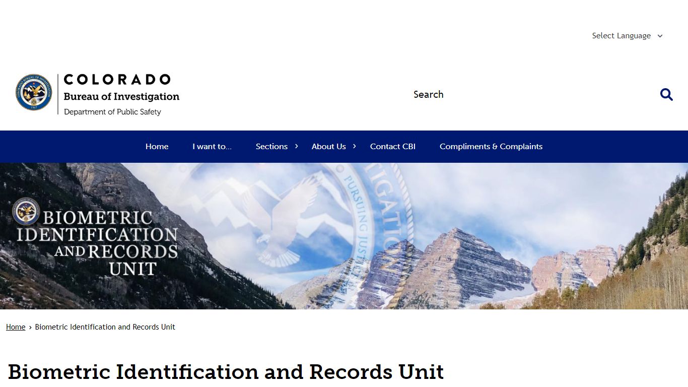 Biometric Identification and Records Unit | Colorado Bureau of ...